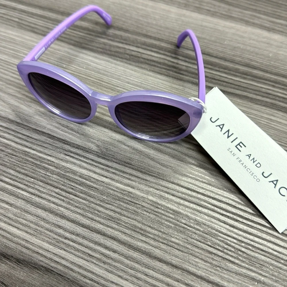 Janie and Jack sunglasses ages 0 to 2 years new with tags purple new